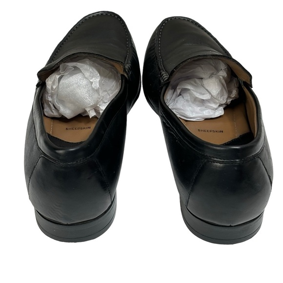 Johnston & Murphy Cresswell Venetian Black Sheepskin Leather Slip On Men Sz. 8.5 main image 11